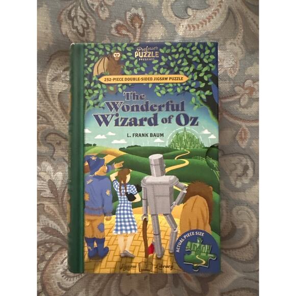 Professor Puzzle The Wonderful Wizard Of Oz Puzzle Library Double-Sided Sealed - Picture 1 of 2